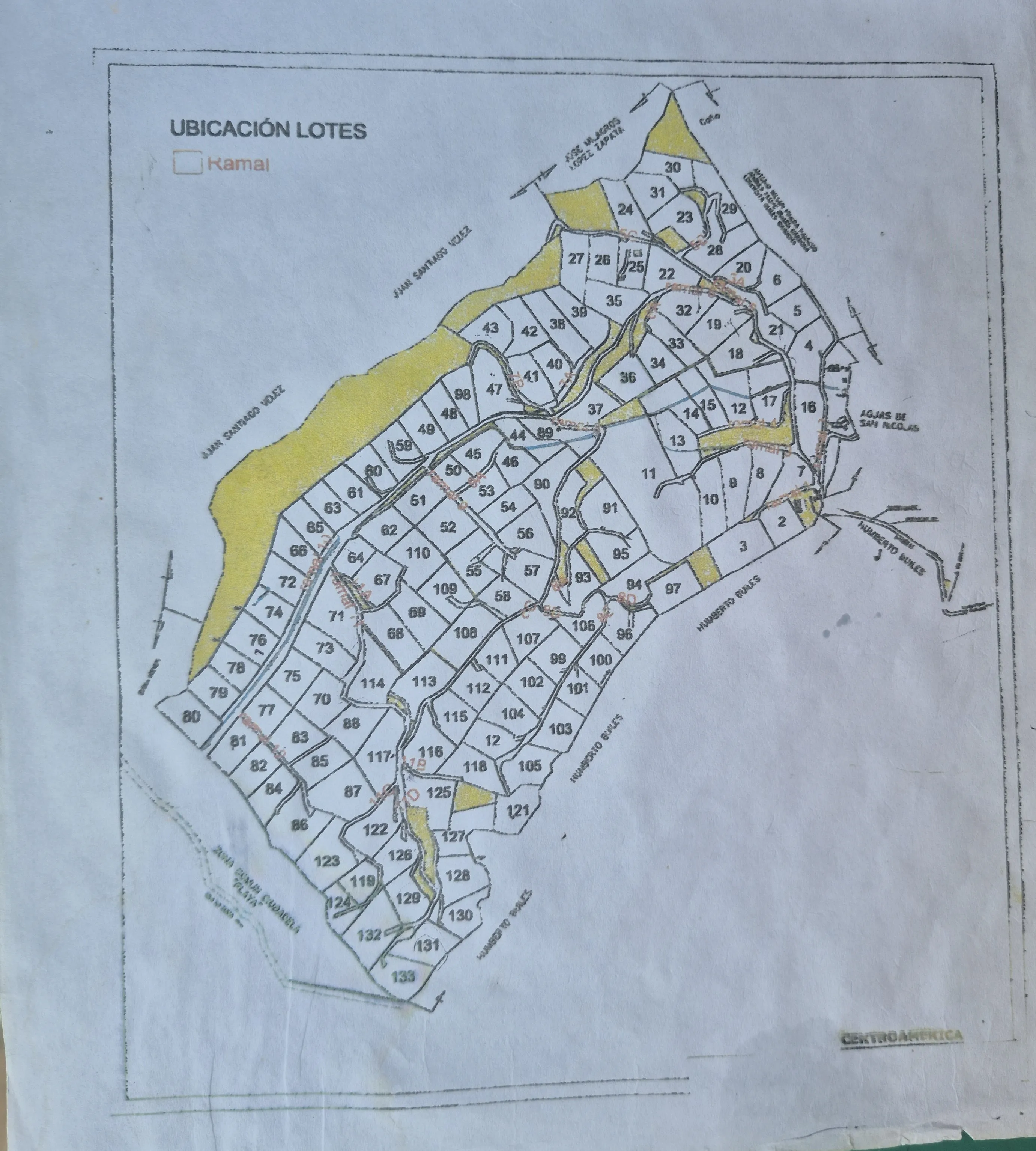 Plano ubicacion lote
